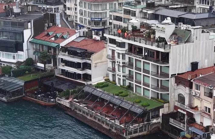 Bebek Otele yıkımdan sonra mühür